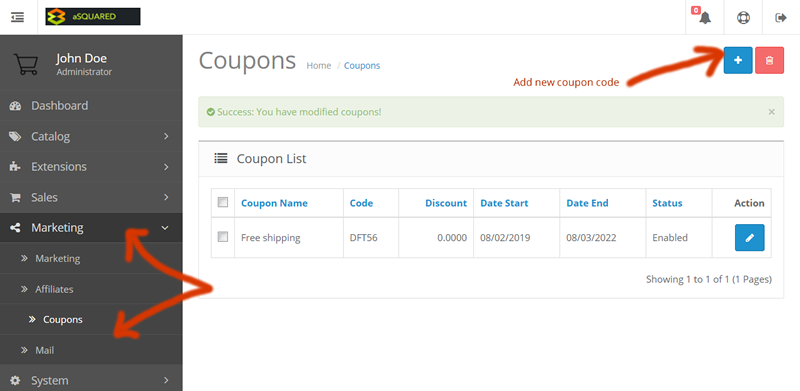 Cart  2 Coupons